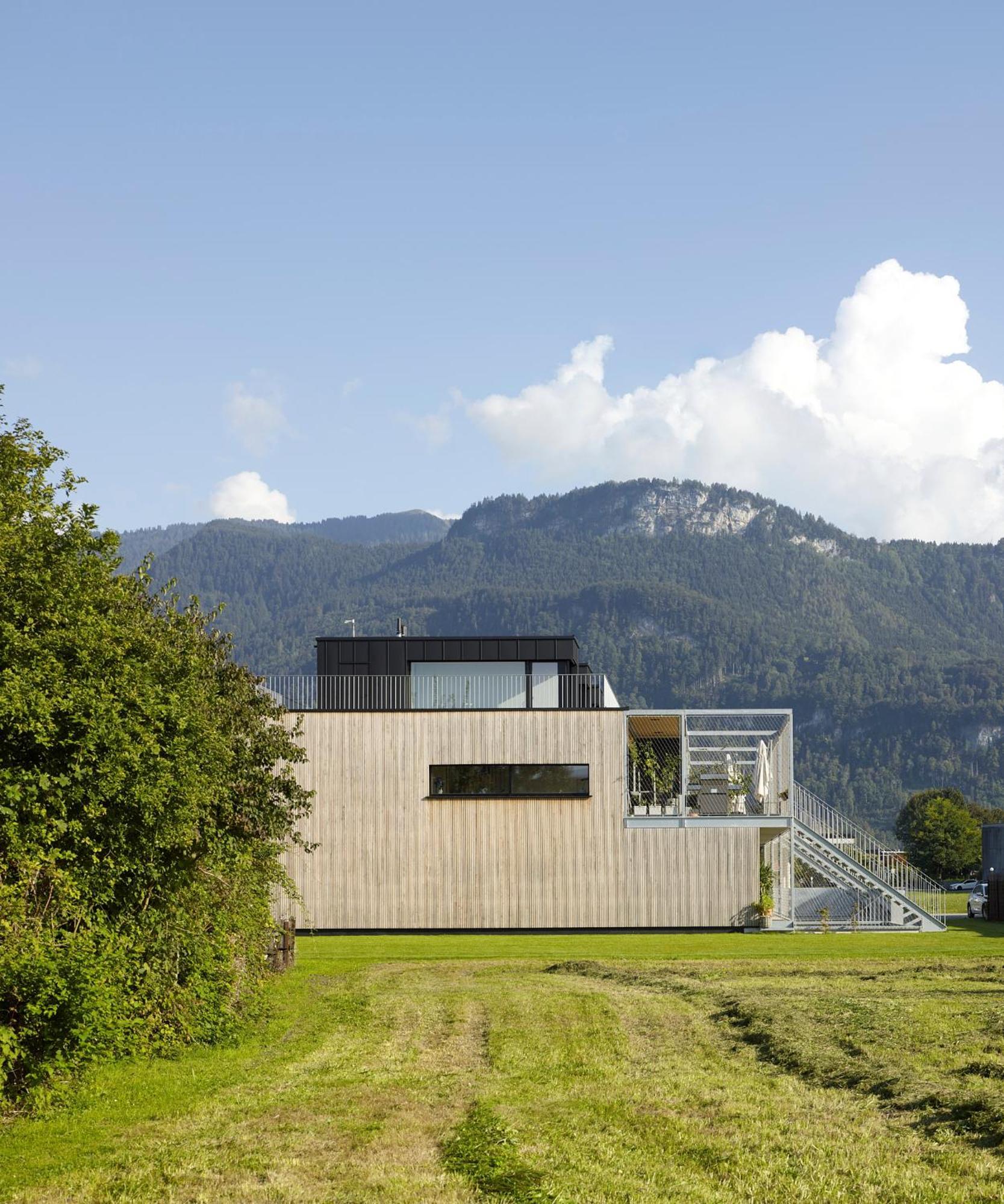Architektenhaus Rhaa Mit Terrassen Altach Extérieur photo